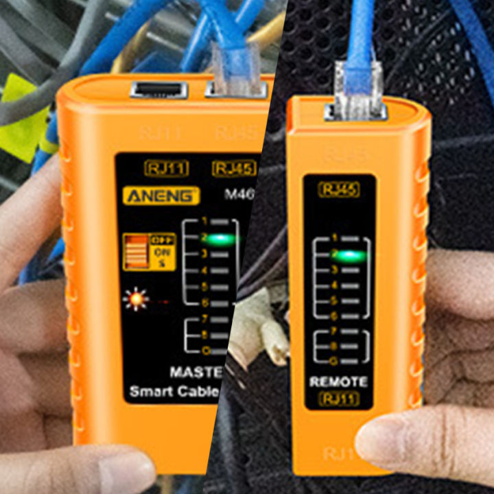 สาย-lan-tester-สายเคเบิลเครือข่าย-tester-rj45-rj11สาย-lan-tester-เครื่องมือสร้างเครือข่ายเครือข่ายซ่อม