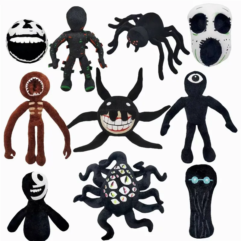 New Horror Robloxs Doors Roblox Plushie Screech Rush Stuffed Doll Ambush  Halt Eyes Plush Doll Seek Figure Plushies Friends Plush Toy For Kids Game