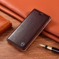 [Pocket world] Cowhide หนังแท้เคสสำหรับ XiaoMi Mi 13 12 12 12T 12X 12S 11i 11T 11X Pro เคสแบบพับปิดได้แม่เหล็ก Lite เป็นพิเศษ