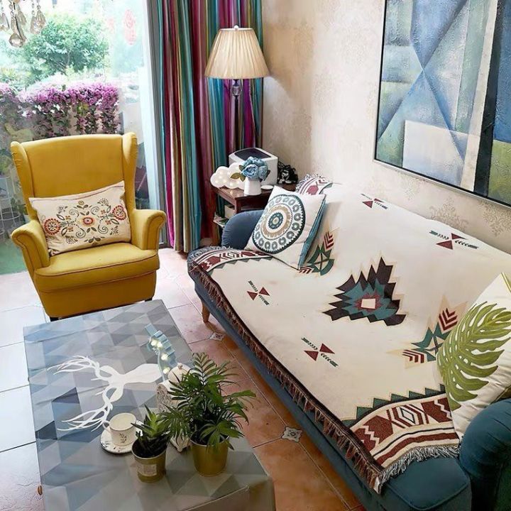 Thảm Sofa Vintage, Thảm Thổ Cẩm Trang Trí Phòng Khách Nhập Khẩu ...