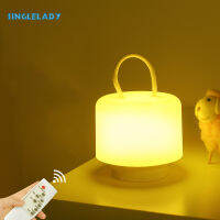 Nightlight รีโมทคอนโทรลเดือนทารกแรกเกิดพยาบาลป้องกันดวงตามือถือห้องนอนข้างเตียงแบบชาร์จไฟได้โคมไฟตั้งโต๊ะพยาบาล Sleep