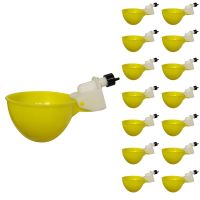 30Pcs Chicken Waterer Automatic Drinker Plastic Poultry Water Drinking Cups Poultry Farm Animal Supplies