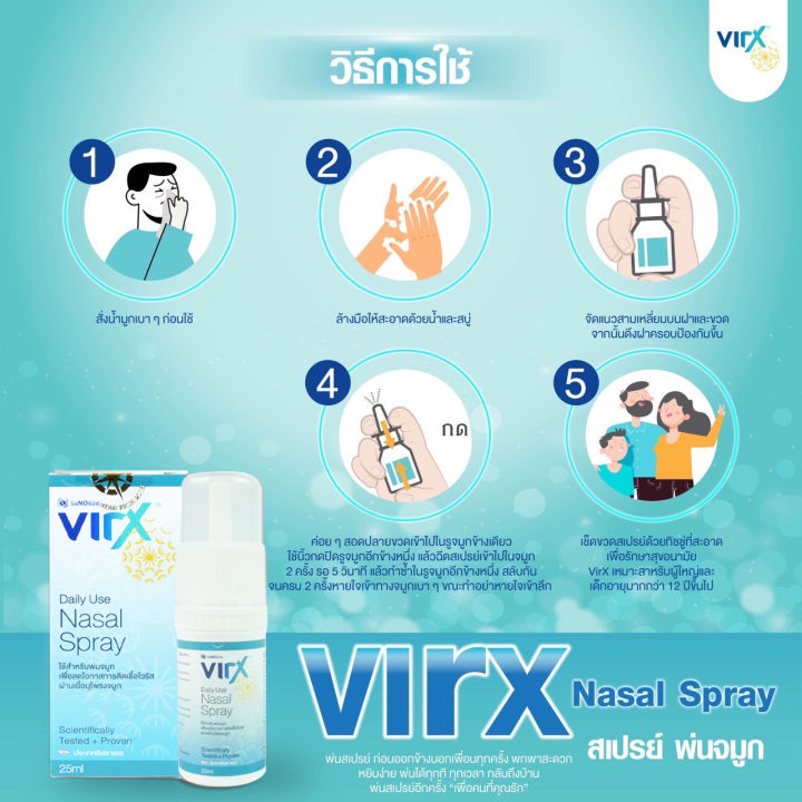 สเปรย์พ่นจมูก-virx-nasal-spray-หมดอายุปี-05-2023-สำหรับป้องกันและกำจัดเชื้อไวรัสทางโพรงจมูก