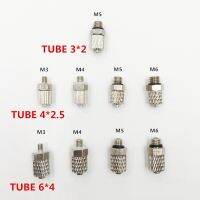 10Pieces M5-4mm/M5-6mm/M3-4mmm/M6-6mm Straight Pneumatic Pipe Air Hose Quick Fitting Mini Connector