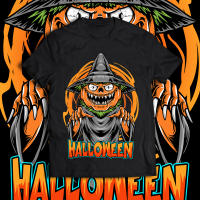 จัดส่งทันที เสื้อยืดฮาโลวีน เสื้อฮาโลวีน （D-31） Halloween T-SHIRT เสื้อยืดผู้ใหญ่สำหรับเด็ก