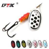 hot【DT】☾✻✧  FTK 1PC Spinner Bait 1 -5  Fishing Bass Hard Baits With Treble