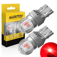 AUXITO 2ชิ้น W21W T20 LED สีแดง7443 W21/5W หลอดไฟ LED 7440ไฟ LED WY21W สีขาวสำหรับเบรครถไฟท้ายโคมไฟสัญญาณดีอาร์แอล Dunzheng9084295