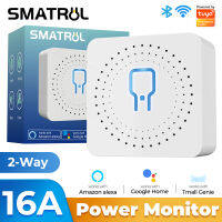 เบ้าไฟขนาดเล็กสวิทช์16A Tuya WiFi การควบคุมแบบพุช Light Breaker โมดูล Smart Life APP เสียง Relay Controller จับเวลา Google Home 110-220V