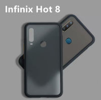 ส่งจากไทย เก็บเงินปลายทาง Case Infinix Hot 8 เคสกันกระแทก ปุ่มสีผิวด้าน ขอบนิ่มหลังแข็ง เคสโทรศัพท์ INFINIX HOT 8 ของแท้ 100% สินค้าพร้อมจัดส่ง เคสโทรศัพท์ต้านเชื้อแบคทีเรีย