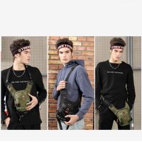 ✔✤On Sale HAOSHUAI ORIGINAL Nylon Waterproof Korean Fashion Men Sling Bag Shoulder Bag Crossbody Bag Leg Bag Waist Bag Pouch Bag for Men Birthday Gift