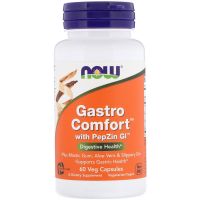 Now Foods Gastro Comfort 60แคปซูลมังสวิรัติ