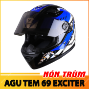 Mũ Bảo Hiểm FULLFACE AGU Tem 69 Exciter - Nón FULLFACE AGU 138-69