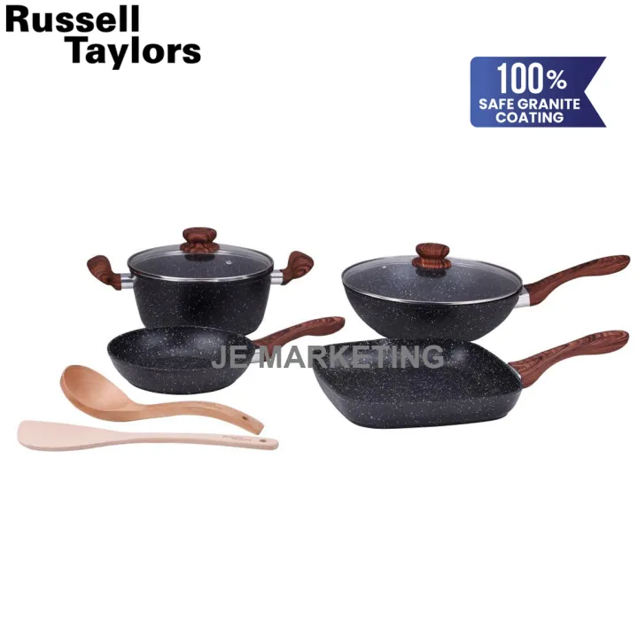 RUSSELL TAYLORS ROMANO COOKWARE SET CWS-7 | Lazada