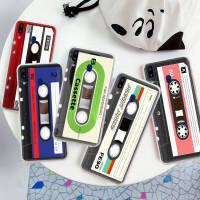 Yv226 Cassette Tape อ่อนนุ่ม TPU เคสโทรศัพท์ หรับ Samsung A34 M52 A04 M30S A23 M23 M53 M21 A54 M30 A40S A9 A14 A04S M33 Plus โปร่งใส ปก