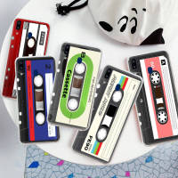 Yv226 Cassette Tape อ่อนนุ่ม TPU เคสโทรศัพท์ หรับ VIVO V25E Y12 Y02S Y33S Y11S Y31 Y21S Y12S Y15 Y51A V25 Y35 X80 Y02 Y11 Y51 Y17 Y21 Y22S Y01 Y16 Pro โปร่งใส ปก