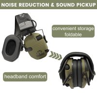 Tactical Headset Military Hunting Shooting Earmuffs Noise Cancelling Headphones Ear Protectors Noise Reduction Soundproof