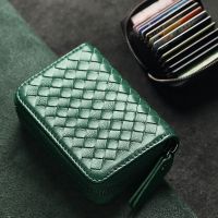 Genuine leather card bag ladies 2023 new ID card holder card holder card holder anti-degaussing large-capacity card book 【BYUE】