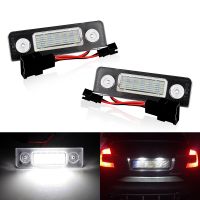 หมายเลขป้ายทะเบียนรถ LED 2ชิ้นไฟโคมไฟปราศจากข้อผิดพลาดของ Skoda Octavia Ll Facelift 2009 2010 2011 2012