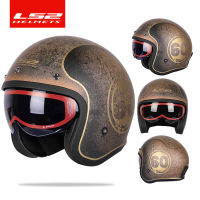 Capacete หมวกกันน็อก LS2หมวกกันน็อควินเทจ,Of599 Ls2เจ็ทแบบเปิดหน้า3/4หมวกกันน็อคครึ่งใบย้อนยุคหมวก Casco Moto