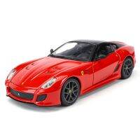 Bburago 1:24 Ferrari 599 GTO รถหล่อแบบคงที่โมเดลของเล่นงรถยนต์านอดิเรกของสะสม