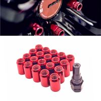 【CW】 20pcs 32mm Length Car Wheel Nuts Hexagon 20mm Racing Car Wheel Lug Nuts Wheel Rims Lug Nuts Car AccessoriesM12x1.25 M12x1.5