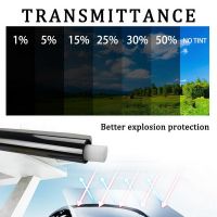 1 Roll 50x300cm 50 Percent VLT Window Tint Film Car Glass Sticker Sun Shade Film Summer UVProtctor Car Sticker Film