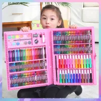 tutu toys สีเทียน พาเลทชุดระบายสี ชุดระบายสี 150 ชิ้น อุปกรณ์ระบายสี วาดภาพระบายส อุปกรณ์ระบายส