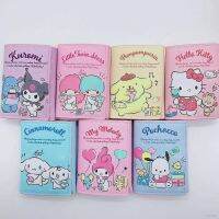 limnhy11 ใหม่ กระเป๋าสตางค์หนัง ใบสั้น ลายการ์ตูน mymelody LittleTwinStars Cinnamon Pochacco Kuromi น่ารัก สําหรับเด็ก