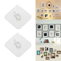 5pcs Seamless Strong Self Adhesive Hook Holder Photo Frame Painting Picture Poster Clock No Drill Seamless Hook Storage Hanger