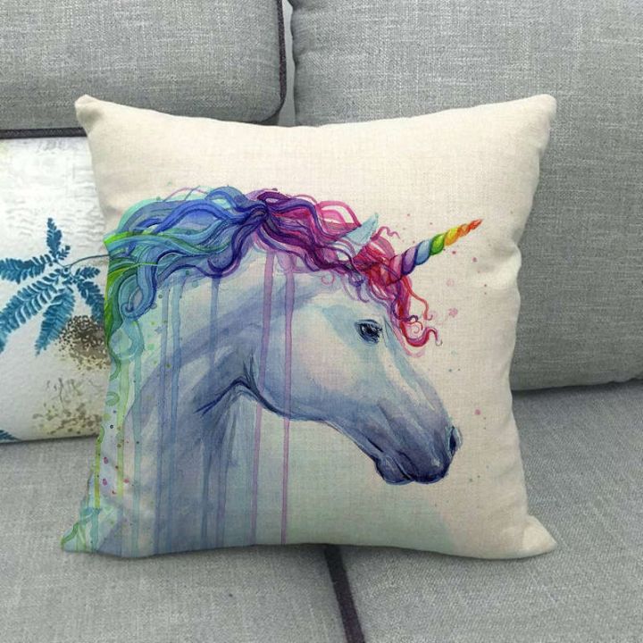 hot-unicorn-pillowcase-cotton-pillows-for-room-aesthetics-boy-kid-covers