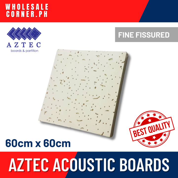 Aztec Acoustic Board 60cm x 60cm (Fine Fissured) Ceiling Board (10