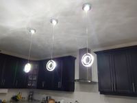 Modern lighting Circular led Pendant Lamp ring Crystal LED Restaurant Bedroom Pendant Lamp Fixture Lustre Light crystal lighting