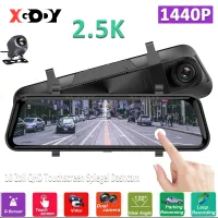 XGODY  H11 รถ DVR เครื่องบันทึกวิดีโอ 10.0 นิ้ว QHD 2.5K หน้าจอสัมผัส 1440P กล้องด้านหน้า &amp; 1080P กล้องด้านหลังเลนส์คู่พร้อม G-sensor จัดส่งฟรี