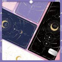 Kawaii Moon Star Mouse Pad Extra Girly Accessories Playmats Cute Carpets Lapto Gamer Purple Pink Magic Large Keyboard MouseMat