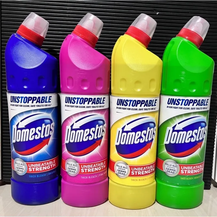 Domex / Domestos Bleach 750ml in Original and Lemon Flavor UK brand