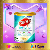 Boost Optimum บูสท์ ออปติมัม 800 กรัม (1 กระป๋อง) Nestle เนสท์เล่ อาหารเสริมทางการแพทย์ อาหารสูตรครบถ้วน นมผง เวย์โปรตีน อาหารสำหรับผู้สูงอายุ