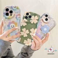 ஐ□ เคสโทรศัพท์มือถือแบบนิ่ม Tpu กันกระแทก ลายดอกไม้ แวววาว สําหรับ iPhone 14 13 12 XR 6s 6 7 8 7plus X XS 2020