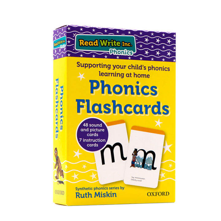 English original read write Inc. home phonics flashcards Oxford