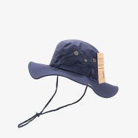 original MUJI solid color fisherman hat for men and women summer outdoor fishing mountaineering thin section western cowboy sunshade sun hat