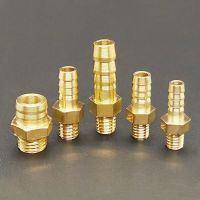 【CW】 5pcs M4 M5 Metric Male Thread To 3mm 4mm 5mm 6mm 8mm Hose Barb Barbed Pipe Fitting Coupler