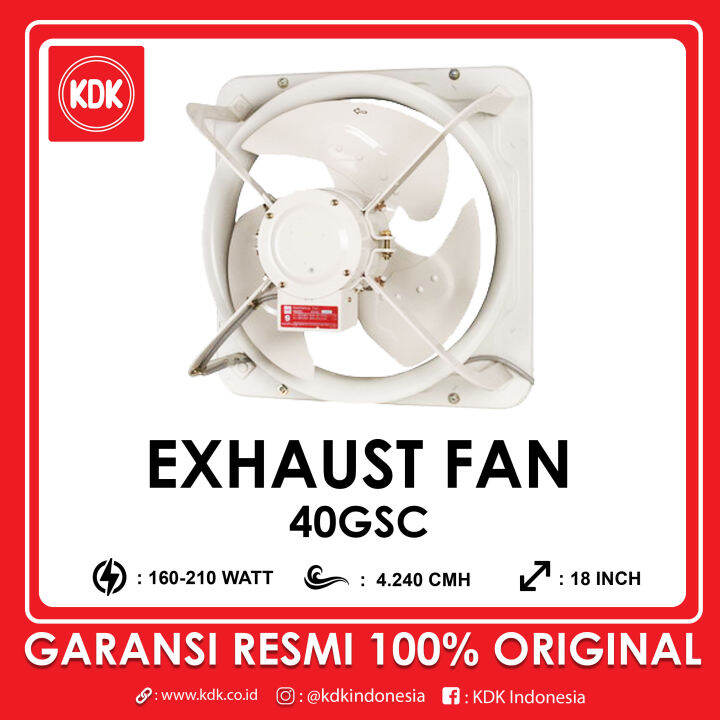 KDK 40GSC Industrial Exhaust Fan 40cm Lazada Indonesia