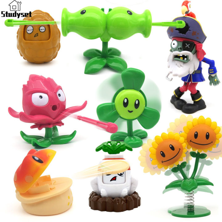 Studyset In Stock Plants Vs. Zombies Toy Double Head Peashooter Clover 