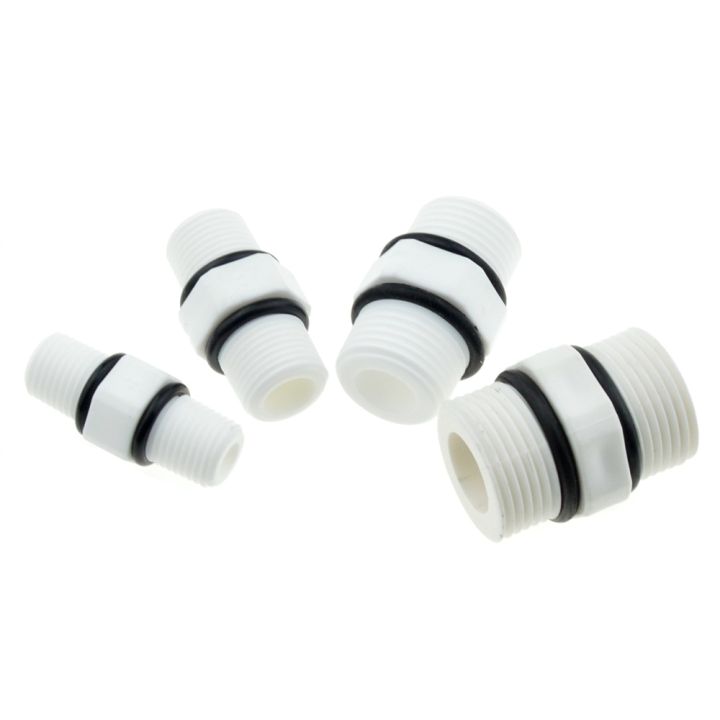 plastic-nylon-1-4-3-8-1-2-3-4-bsp-male-thread-equal-hex-nipple-union-pipe-coupling-fitting-connector-coupler-for-water-oil