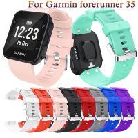 สายรัดซิลิโคนอ่อนเหมาะสำหรับ Garmin Forerunner 35 30นาฬิกาข้อมือแบบสมาร์ทกีฬาอะไหล่สายนาฬิกาสายรัดข้อมือ