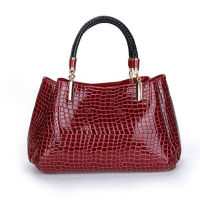 SMOOZA Designer Bags Famous Brand Women Bags Fashion Handbag New Leather Bag Large Capacity Shoulder Bags Casual Crocodile Bag