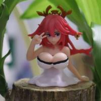 Genshin Impact Yae Miko FGO Saber Action Figure Car Ornament Gifts Collectioms Model Dolls Toys For Kids