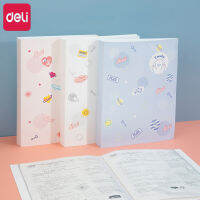 Deli folder Information Book Multi-layer Transparent Insert File Test Paper Storage Bag Large-capacity Folder Office Stationery