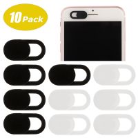 10pcs WebCam Cover Shutter Magnet Slider Plastic Camera Case for IPhone PC Laptops Mobile Phone Lens Privacy Sticker