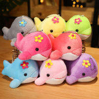 Kawaii 10ซม. น่ารักปลาวาฬ Plush Key Chain จี้ขนาดเล็กของเล่นเด็กกระเป๋าเป้สะพายหลัง Hangings ตุ๊กตาสัตว์วันเกิดคริสต์มาส Gifts