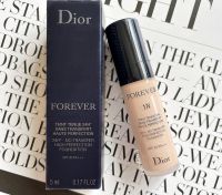 ✨ DIOR FOREVER  No-Transfer 24h Wear Matte Foundation 5 ml.